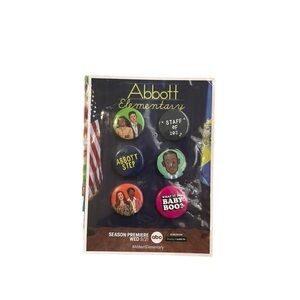 Abbott elementary exclusive metal decorative pins